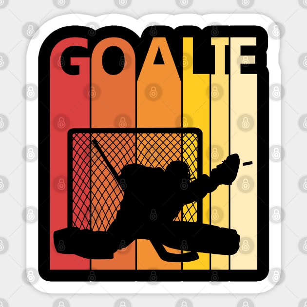 Vintage Ice Hockey Goalie Sticker by GWENT